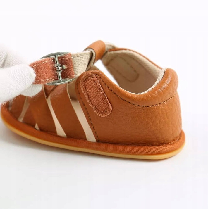SANDAŁY buty SANDAŁKI chłopięce 17/18 11cm SKÓRA Wiek dziecka 0 +