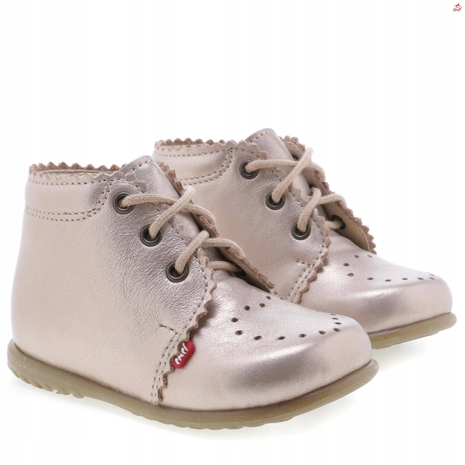 

Emel E1152-1 Buty Roczki Trzewiki złote r.20