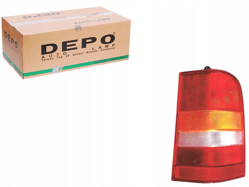 Depo Kombinovaná Zadní Lampa Mercedes Vito P21W P21