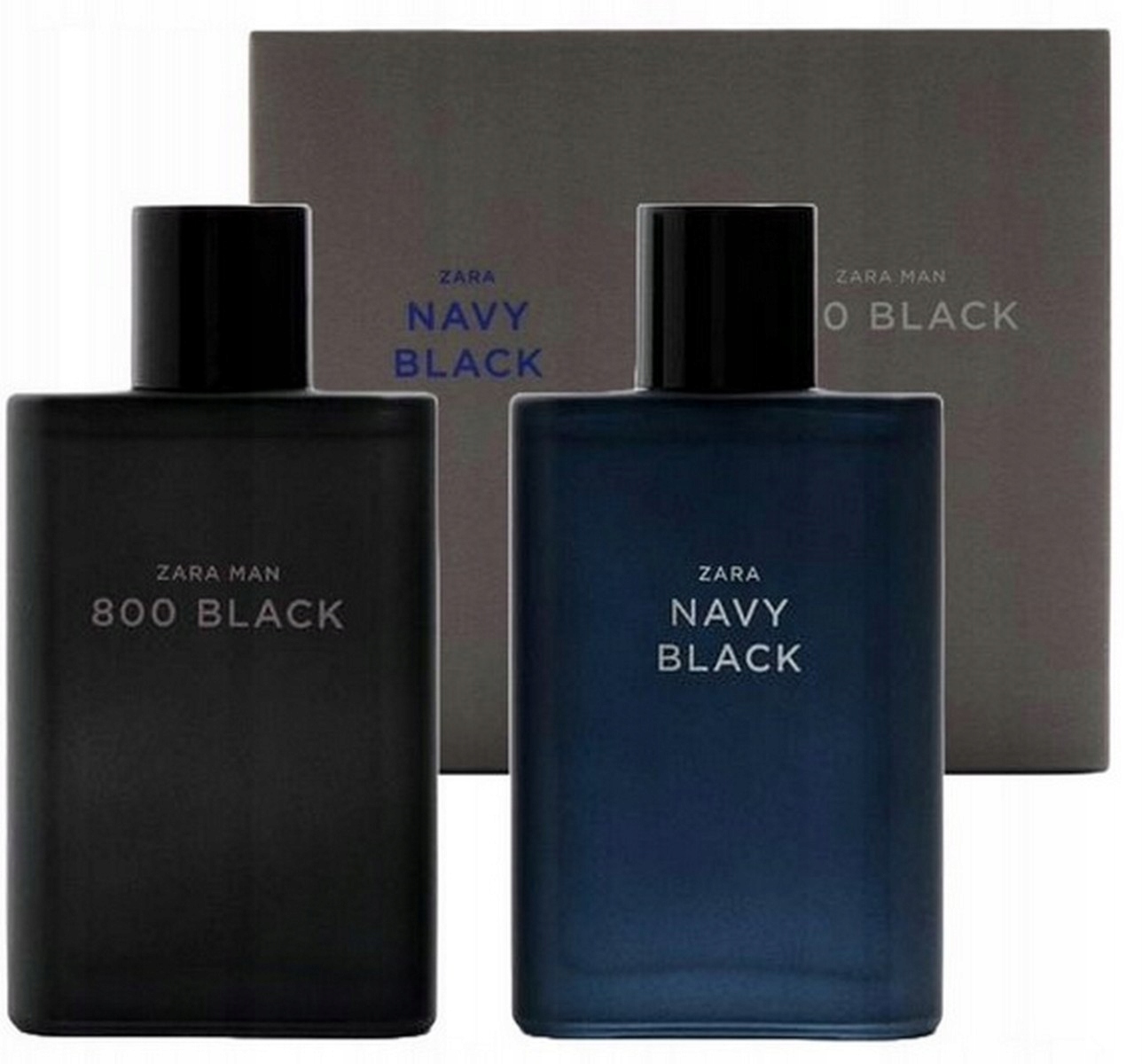 Zara Navy Black 800 Black 2x Edt 90 ML Zestaw