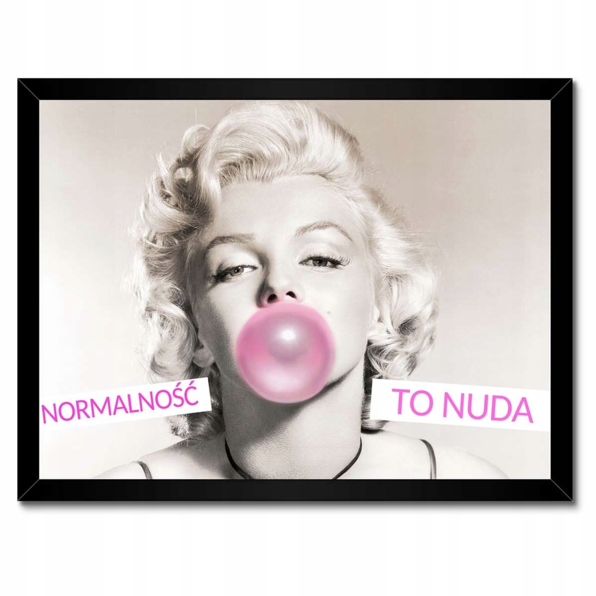 Plakáty v rámu 40x30 Monroe Normální je nuda