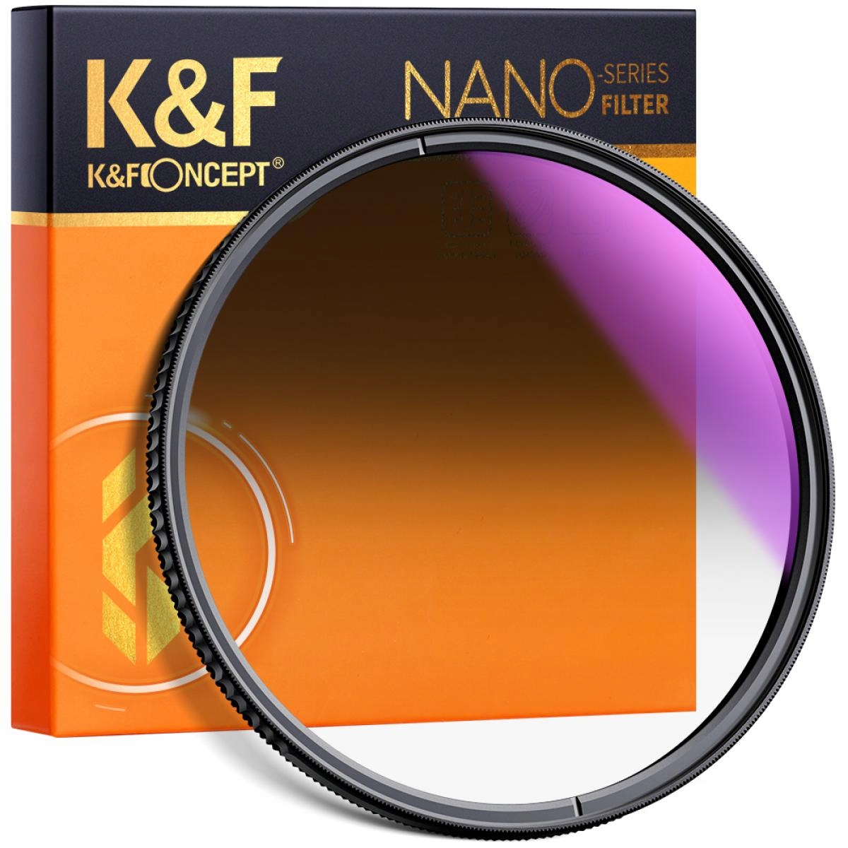 

K&f Filtr Połówkowy szary NanoX GND8 Soft 62mm