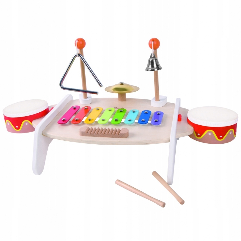 

Stolik Muzyczny dla dzieci Instrumenty Zestaw 9 el