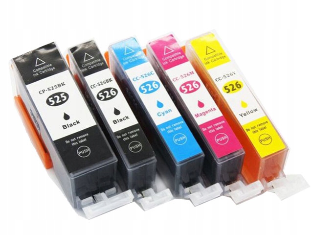 

5x Tusz do Canon Pixma MG5150 MG5250 MG5350 Zestaw