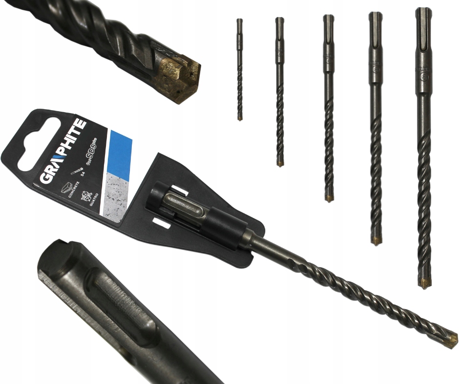 

Wiertło Do Betonu SDSPlus 10x400 S4 Graphit 57H432