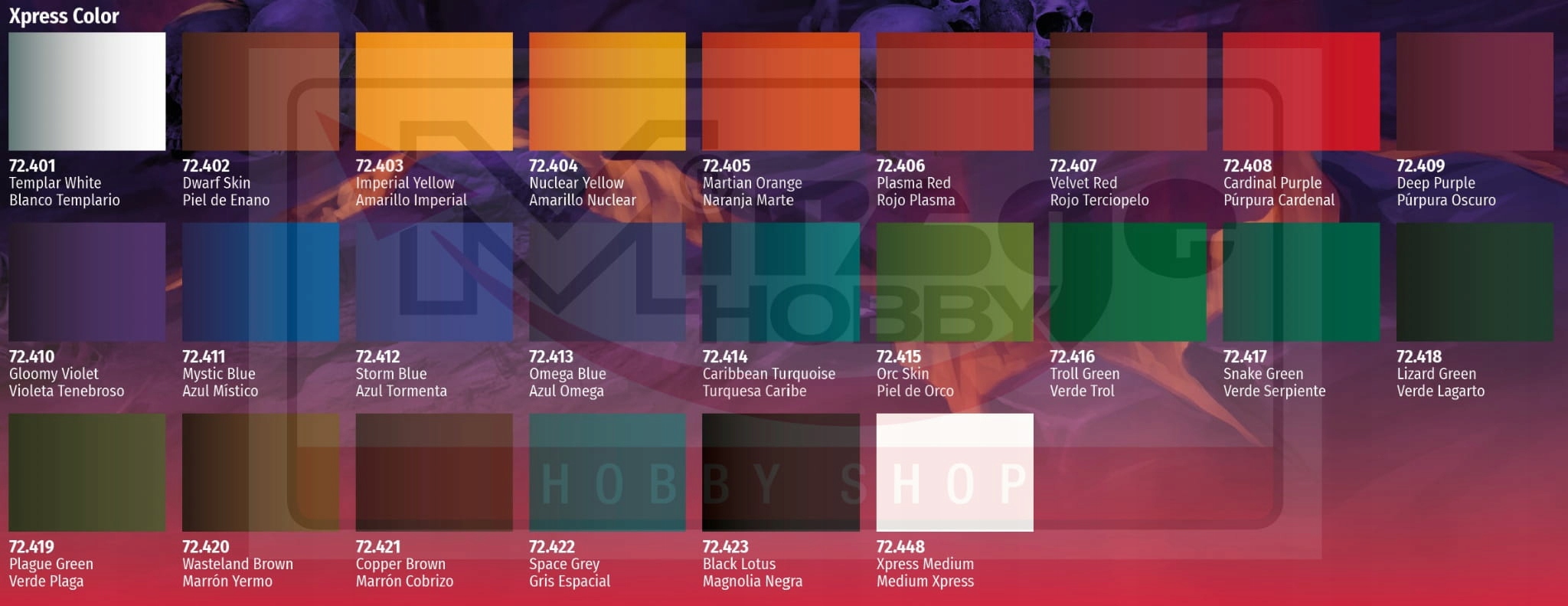 VALLEJO 72448 Xpress Color - Xpress Medium 18ml Stan opakowania oryginalne