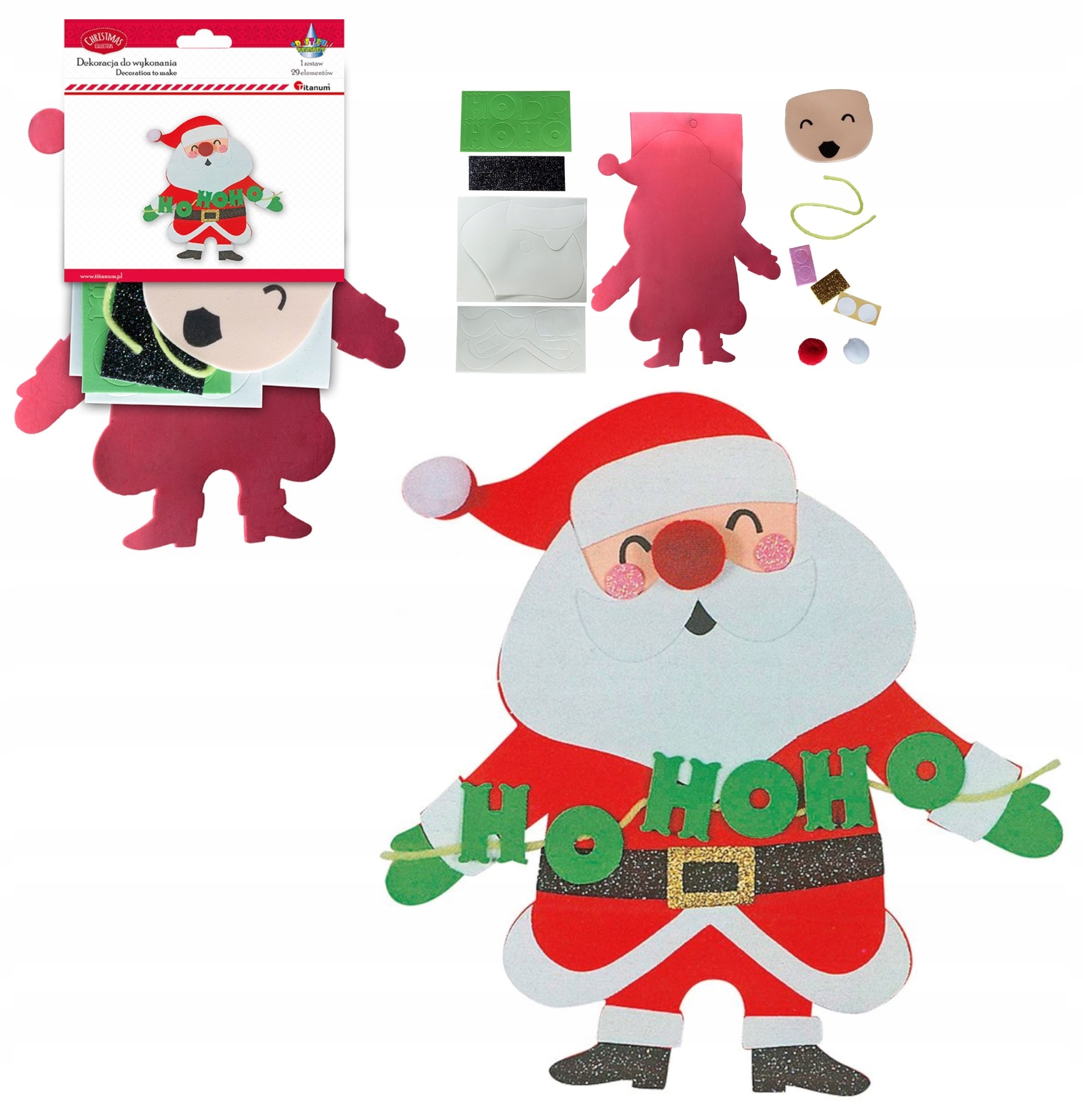 

Zrób to sam Mikołaj z pianki 439859 Titanum