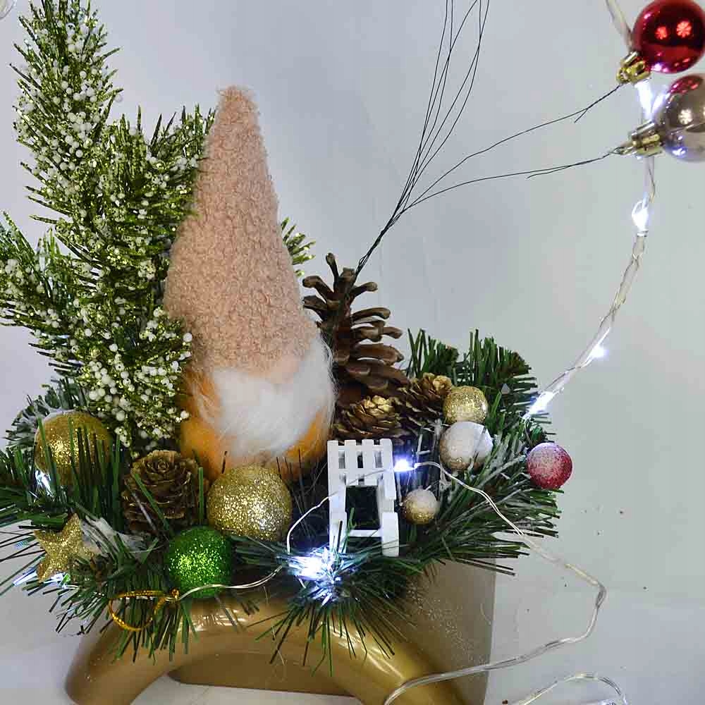 Stroik Świąteczny Święta Boże Narodzenie w Gazonie Kod producenta brak