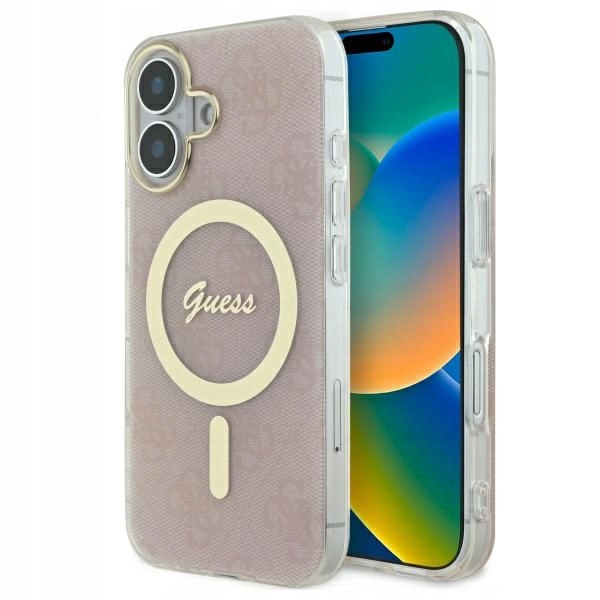 pouzdro Guess obal 4G kryt pro iPhone 16 Plus