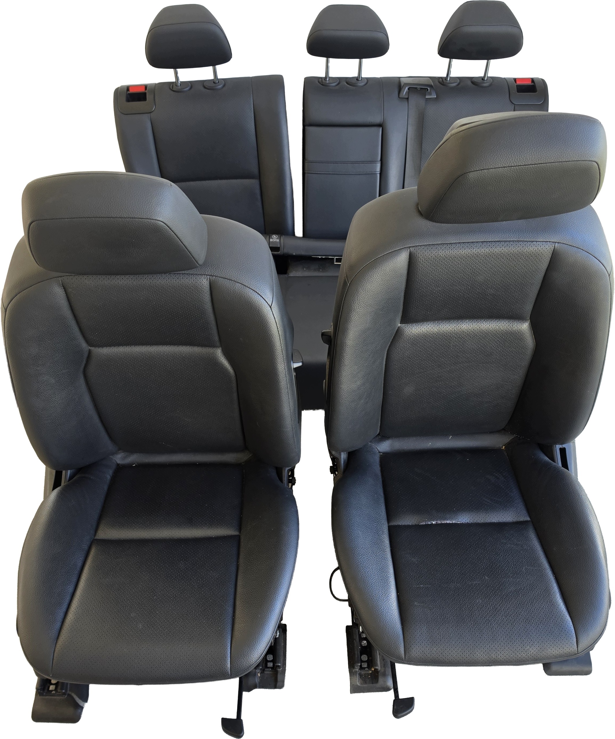MERCEDES GLK X204 sitze leder SKORZANE sitz schwarze
