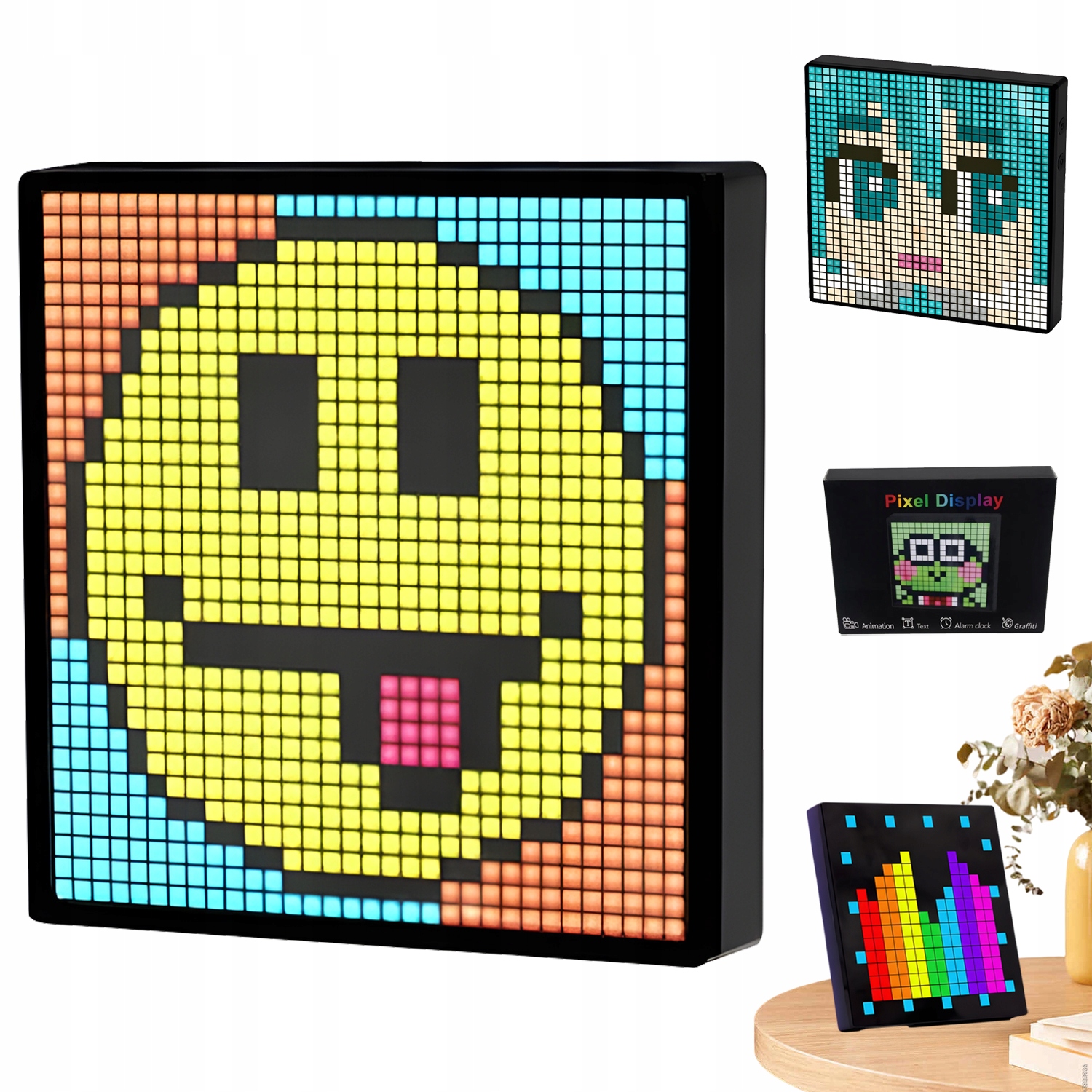 Lampa Art Led Pixelová Obrazovka 32X32 Pixelů Bluetooth Aplikace Zažijte Zábavu