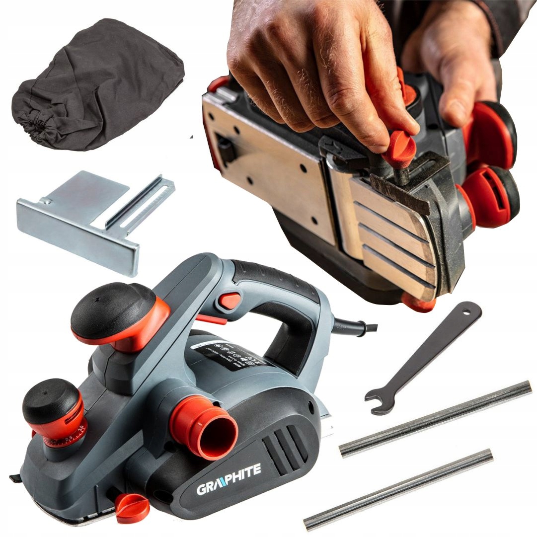 Strug 850W, głębokość 3 mm, szerokość 82 mm Graphite