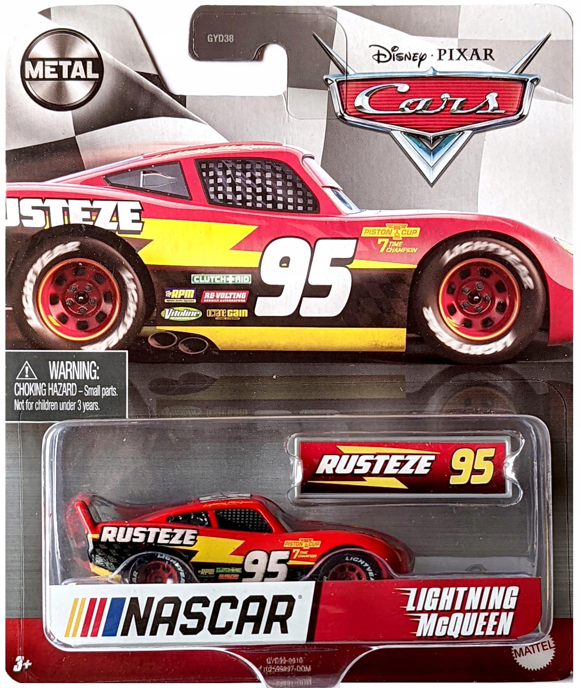 

Mattel Cars Auta Nascar Zygzak Lightning McQUEEN R