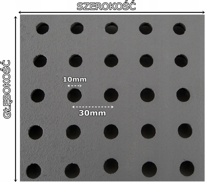 Ruszt żeliwny do kominka pieca kominkowy 45x30 Materiał żeliwo