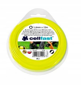 

Cellfast Żyłka Do Podkaszarki Okrągła 1.3mmX15mb