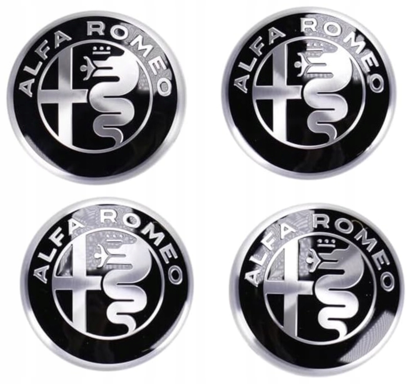 Kapselky Dekielki Záslepky Aluminiových Diskov Originál Alfa Romeo 4 Kusy