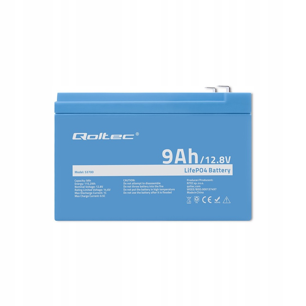 Akumulator 9AH LIFEPO4 12V Bms