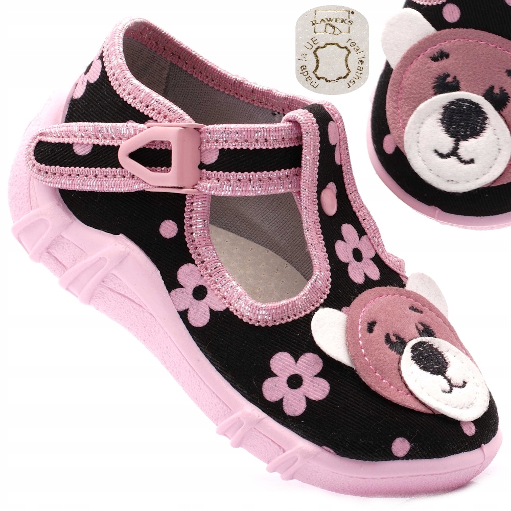 

Raweks Kapcie Dziecięce buty z wkładką skórzaną 22