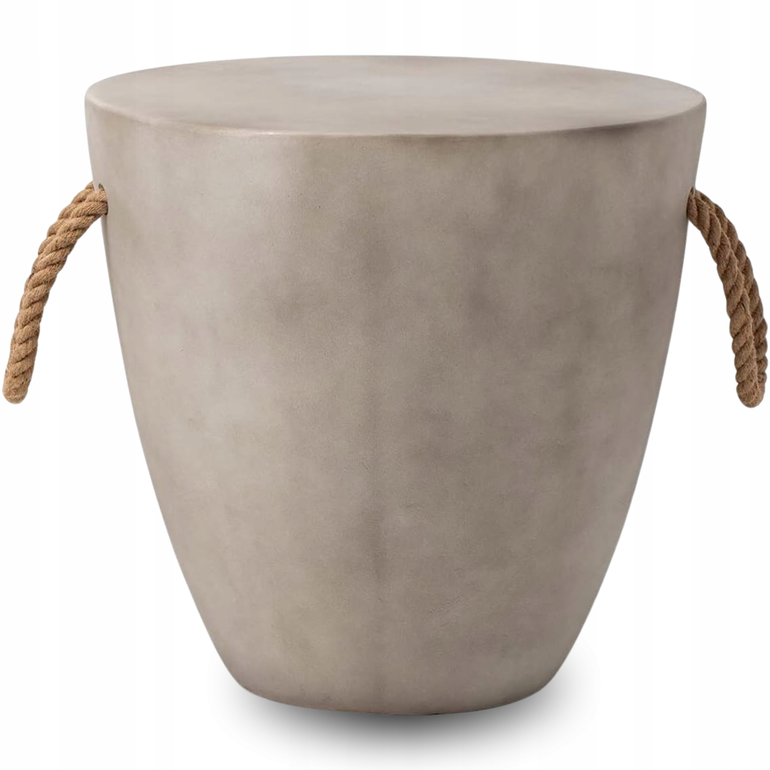 Záhradný kávový stolík okrúhly Ø43 cm sivý na balkón a terasu Beton Boho Loft