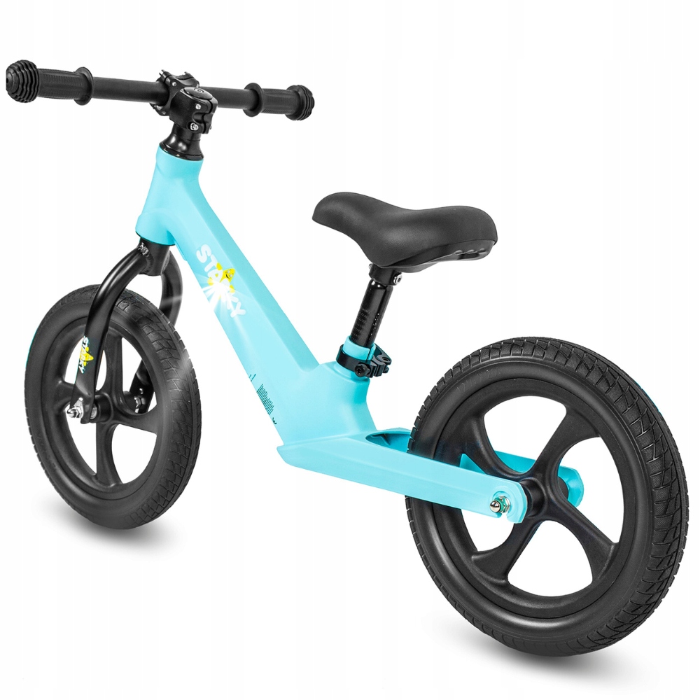 Odrážedlo Tyrkysová Kola 12“ Rám Magnetium Lehká Kola Pěna Eva