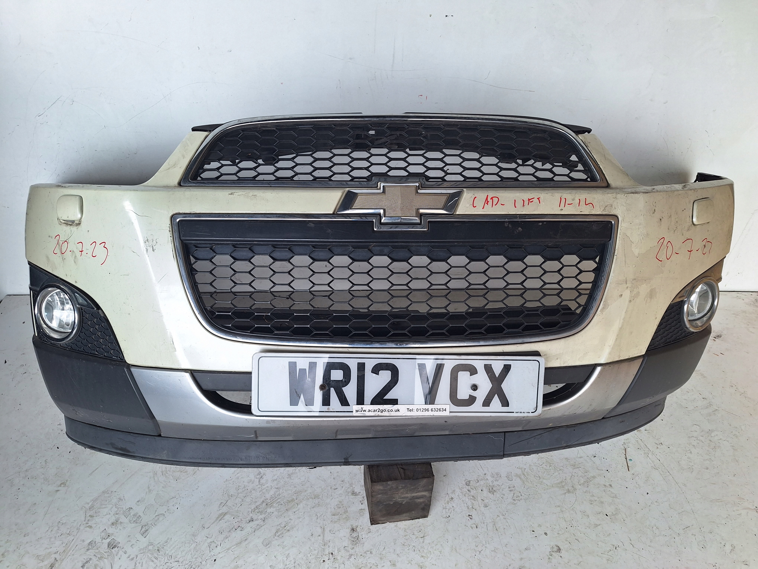 CHEVROLET CAPTIVA LIFT 11-14 bumper + washers