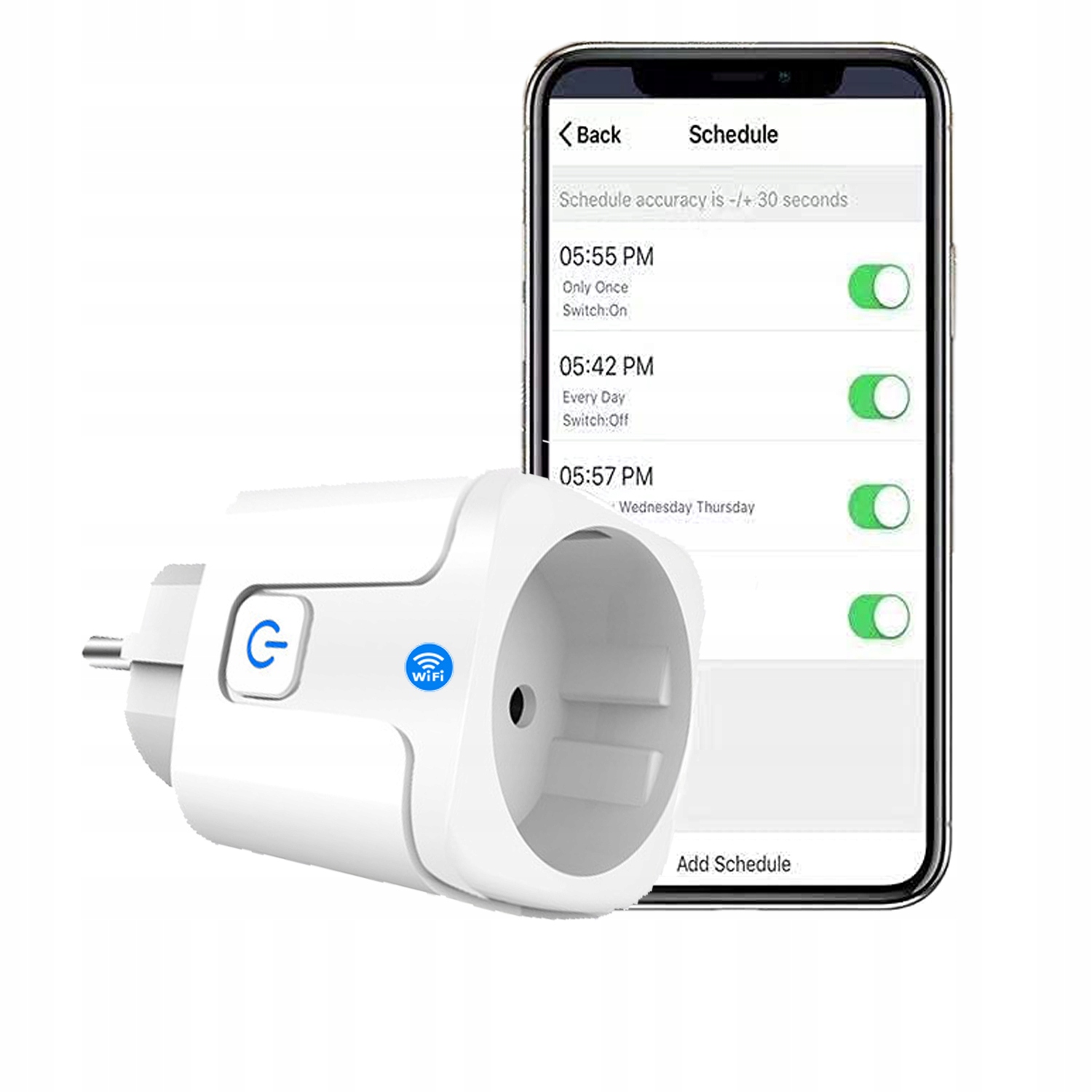 

Inteligentne gniazdo elektryczne Wifi Tuya Smart