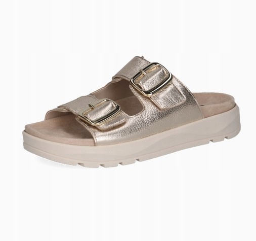 Dámské Nazouváky Caprice 9-27202-46 zlaté, pohodlné a stylové, zlaté vel. 41