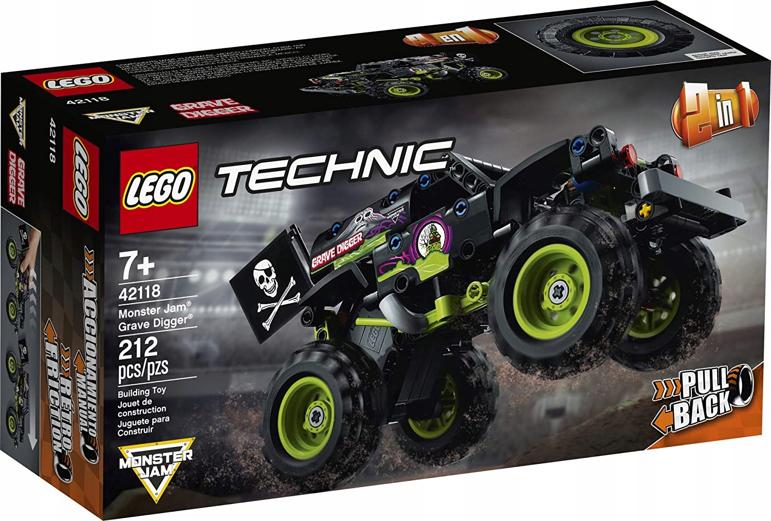 

Lego Technic 42118 Monster Jam Grave Digger