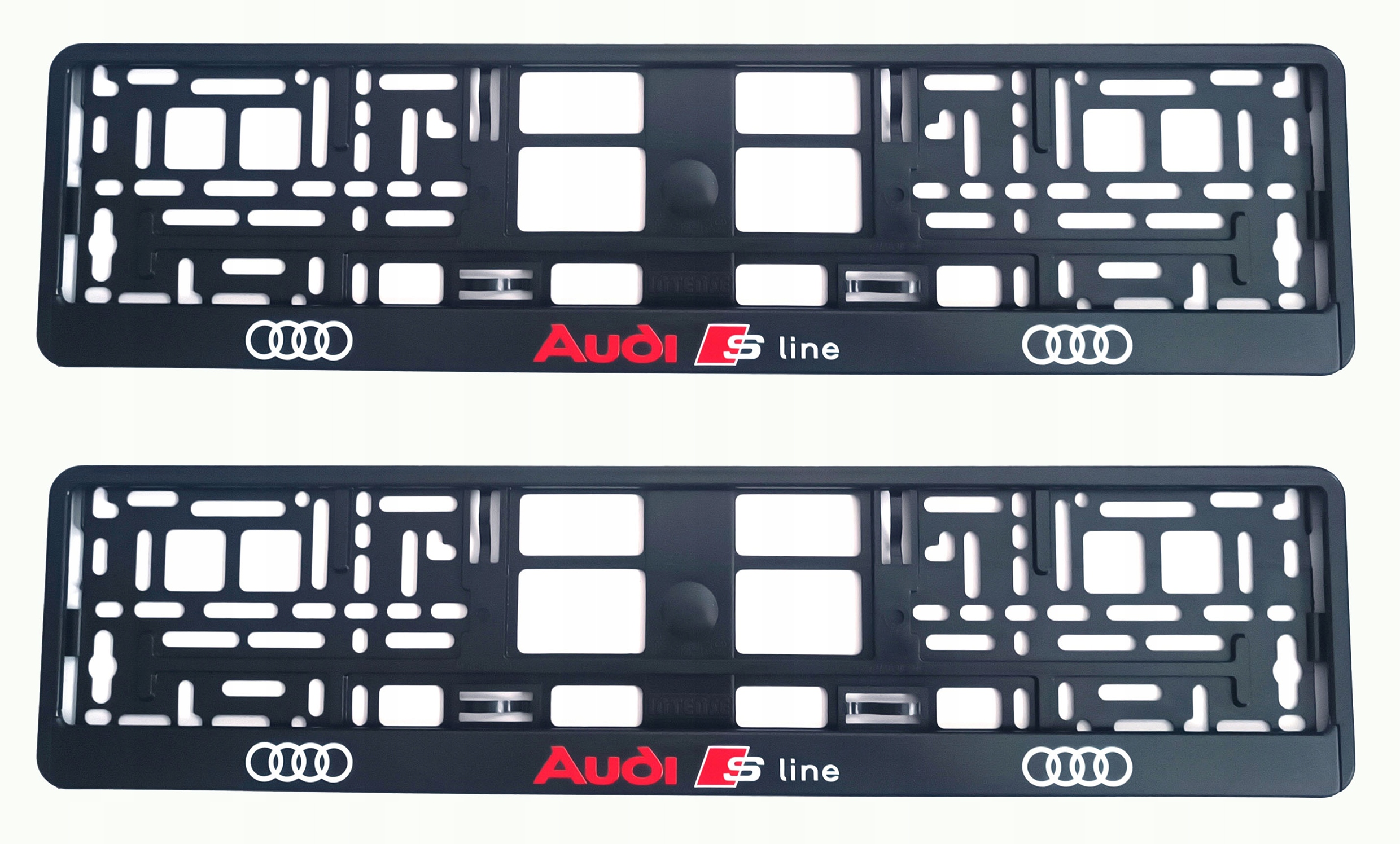 Ramki Do Tablicy Rejestracyjnej Audi Sline Napis Uv 2 Sztuki