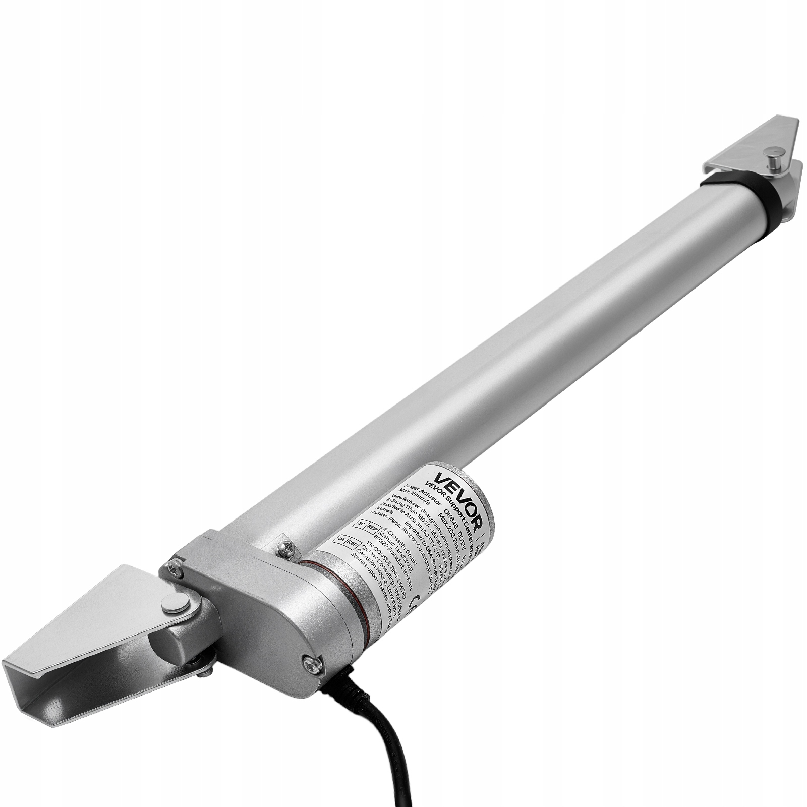 Silný Lineárny Pohon Vevor 12 V 250 MM 15 MM S Lineárnym Motorom IP54 Z Hliníka