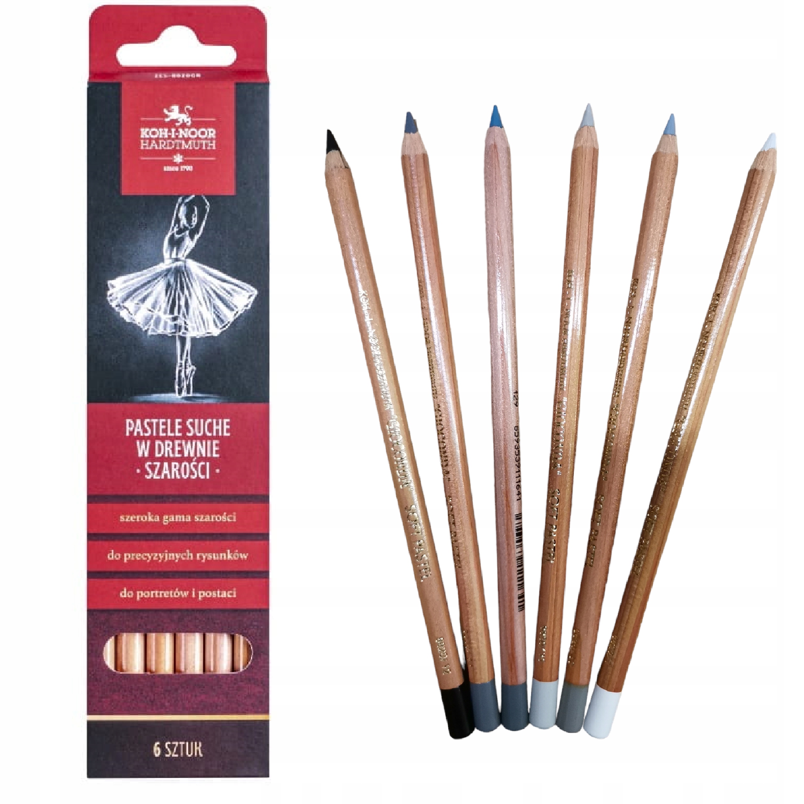 Kohinoor Pastely Suché 8820 Ve Dřevě Šedé 6