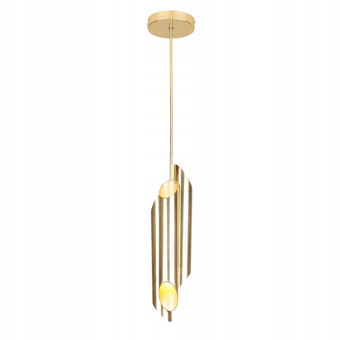Závesná lampa Milagro Libra zlatá 6xE14 max 40W 12 cm výška 85.5 cm