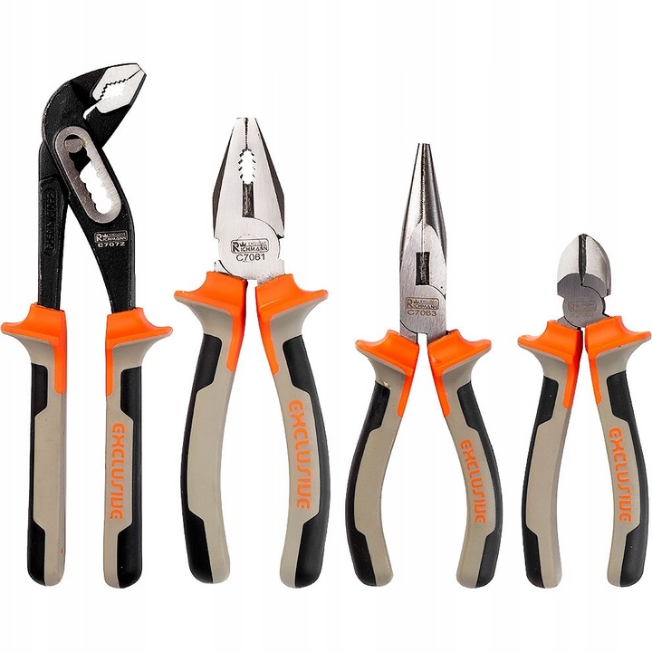 Набор плоскогубцев RICHMANN 4 шт. C7097 комбинированные плоскогубцы