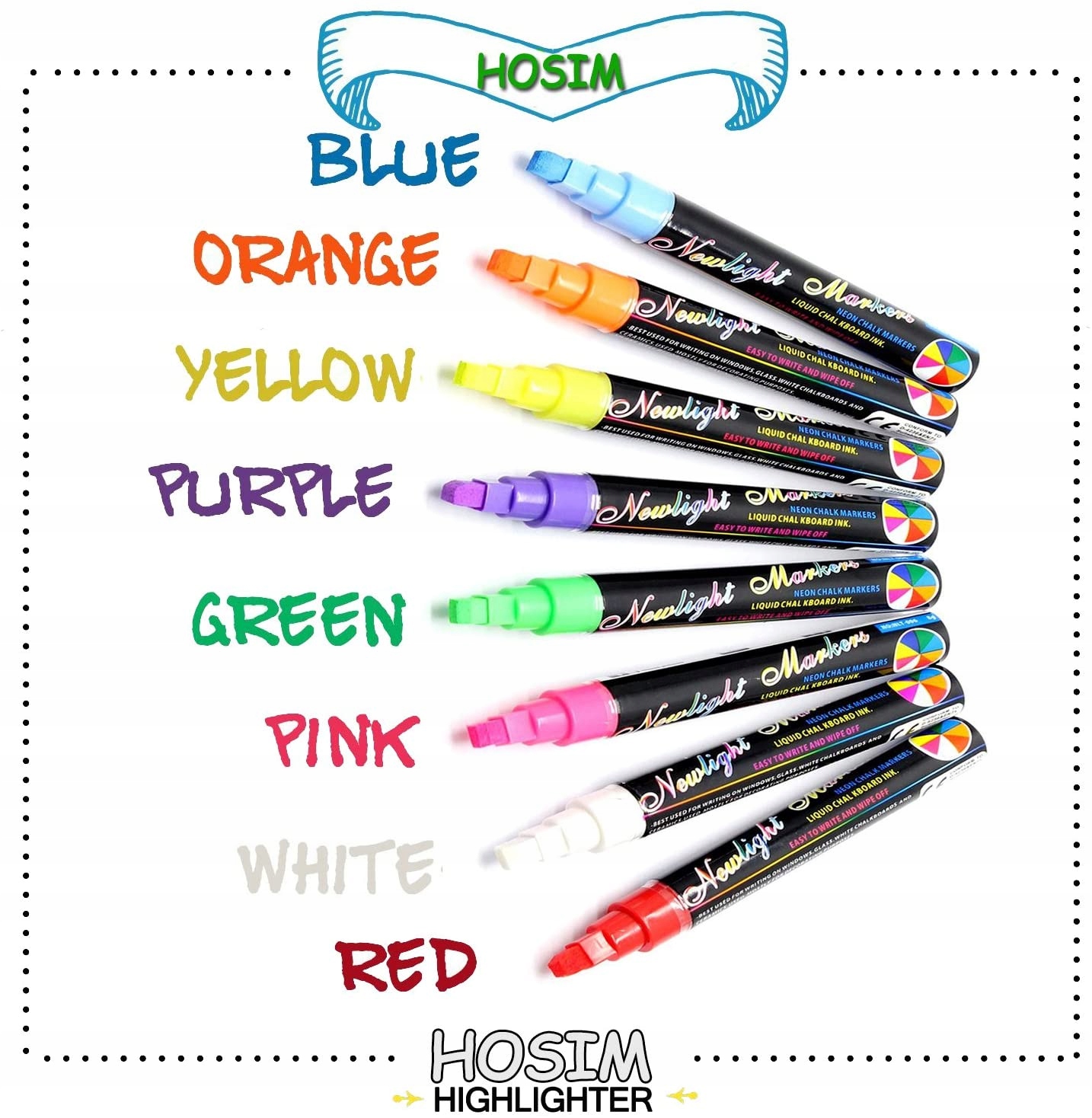 markery mazaki do SZKŁA szyb Tablic such. NEON 8sz Kod producenta NLT-006