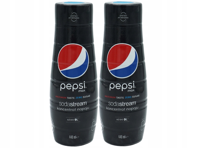 6x SYROP SODASTREAM KONCENTRAT PEPSI MAX DO SATURATORA 9L NAPOJU z 440ml Kod producenta pepsimaxx6