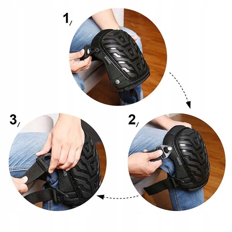 Nakolanniki Robocze Ochraniacze Kolan BUDOWLANE ŻELOWE 2 Szt profesjonalne EAN (GTIN) 5906700040559