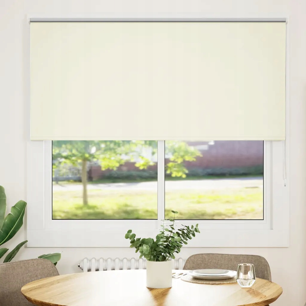 vidaXL Roleta zatemňovací našedlá šířka látky 146,6 cm polyester