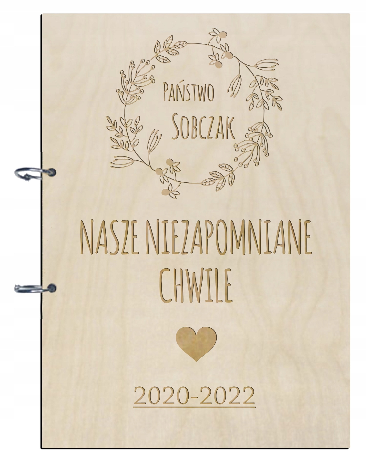

Drewniany Album Na Walentynki dla niej dla niego