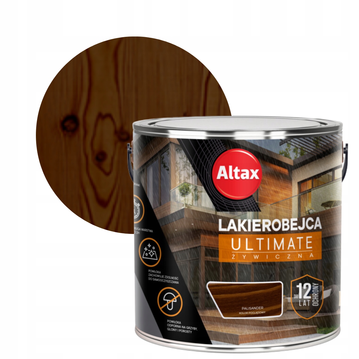 Altax Nátěr Na Dřevo Ultimate Pryskyřičný 5 L Palisandr