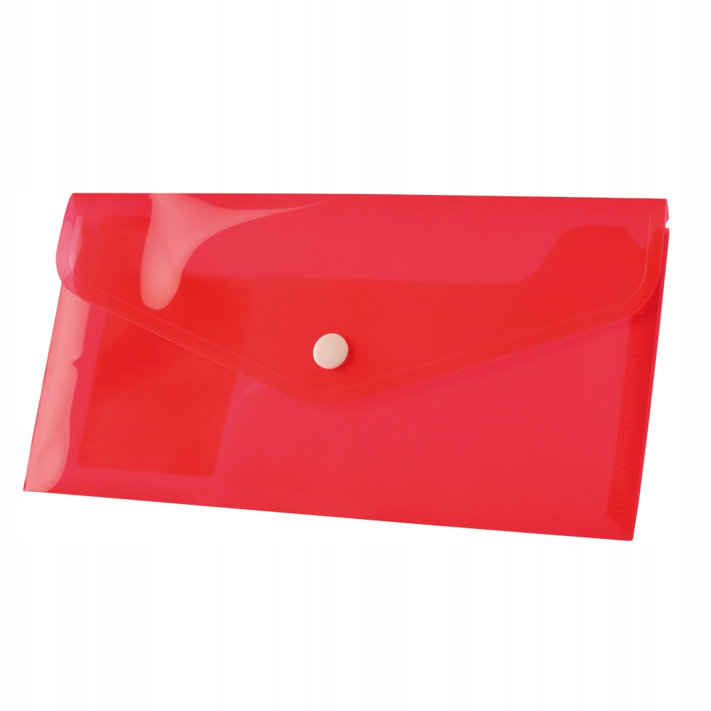 

Koperta Pp na zatrzask DL czerwona Tetis