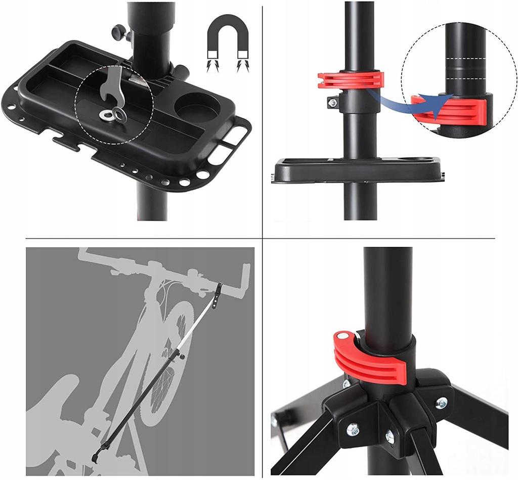 STOJAK ROWEROWY NAPRAWCZY SERWIS 99 172cm 30kg Kind other