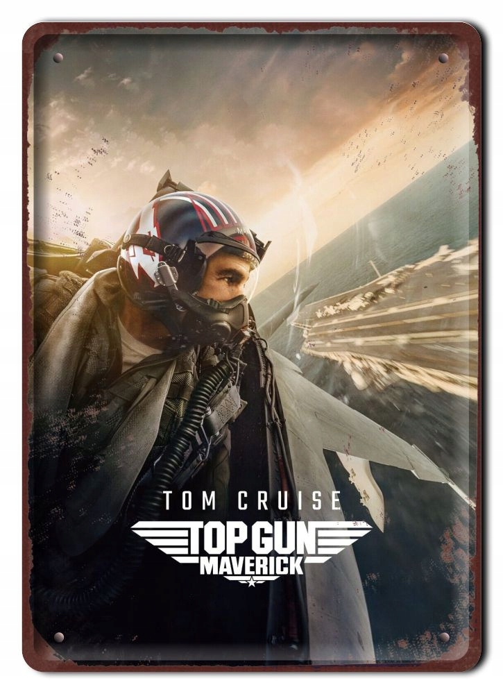 Top Gun Szyld Plakat filmowy-metalowy #15190
