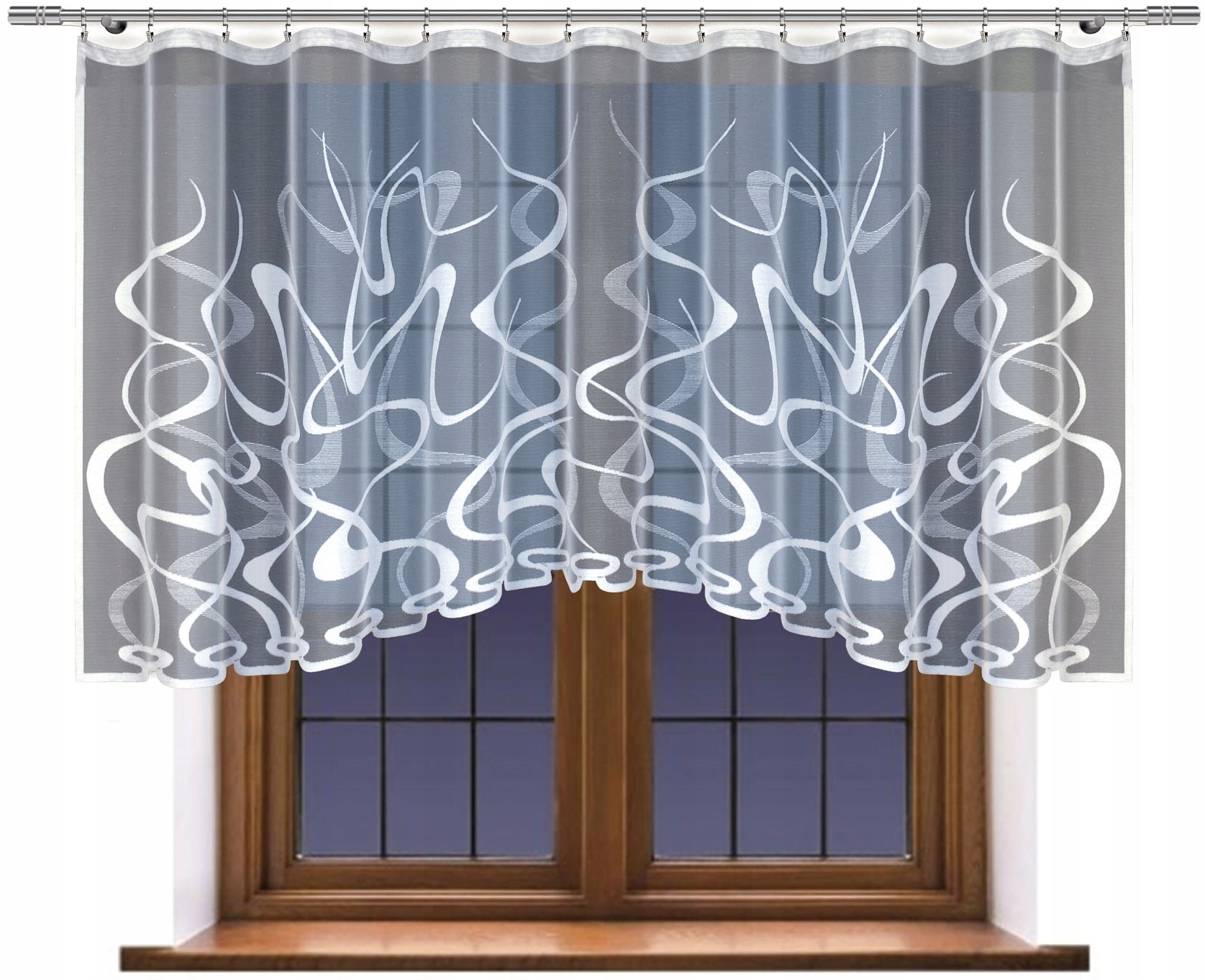 Firana żakardowa wzór 21998 400x160cm (z taśmą) Marka HomeDekorator