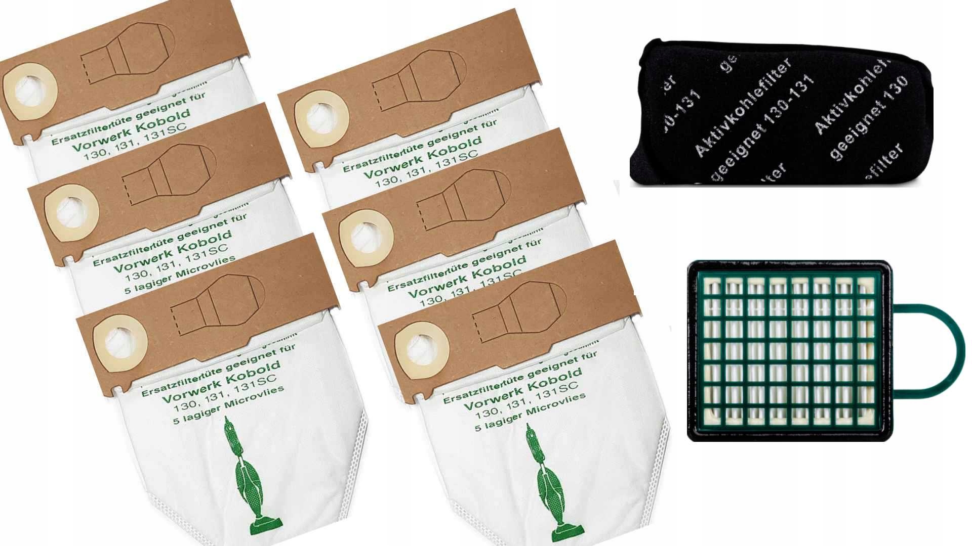 

Worki Premium Vorwerk Kobold VK130 VK131 Filtry