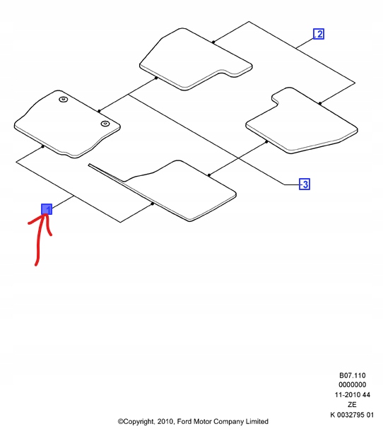 DYWANIKI WELUROWE PRZEDNIE FORD FOCUS MK3 2011-15