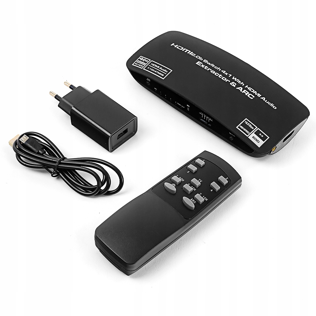 Sumator HDMI z audio 1/4 Spacetronik SPH-RAE04 EAN (GTIN) 5903031031560