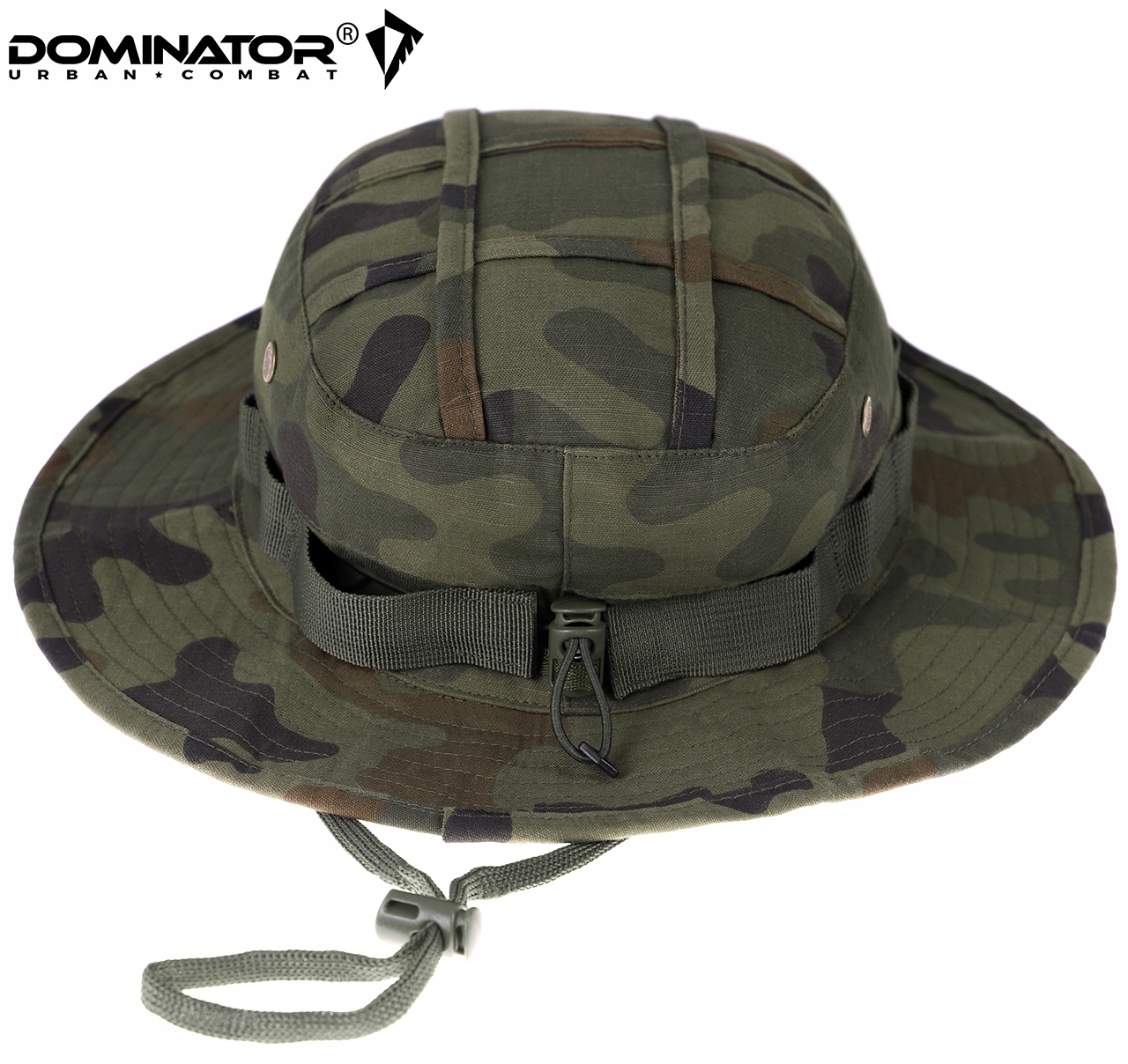 Kapelusz Wojskowy DOMINATOR BOONIE Rip-Stop z regulacją PL Moro wz.93 L/XL Kolekcja KAPELUSZ TAKTYCZNY JUNGLE BOONIE