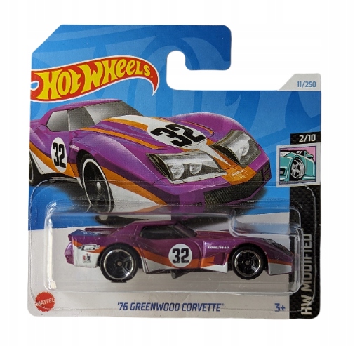 HOT WHEELS - '76 Greenwood Corvette HTB67 NOWY