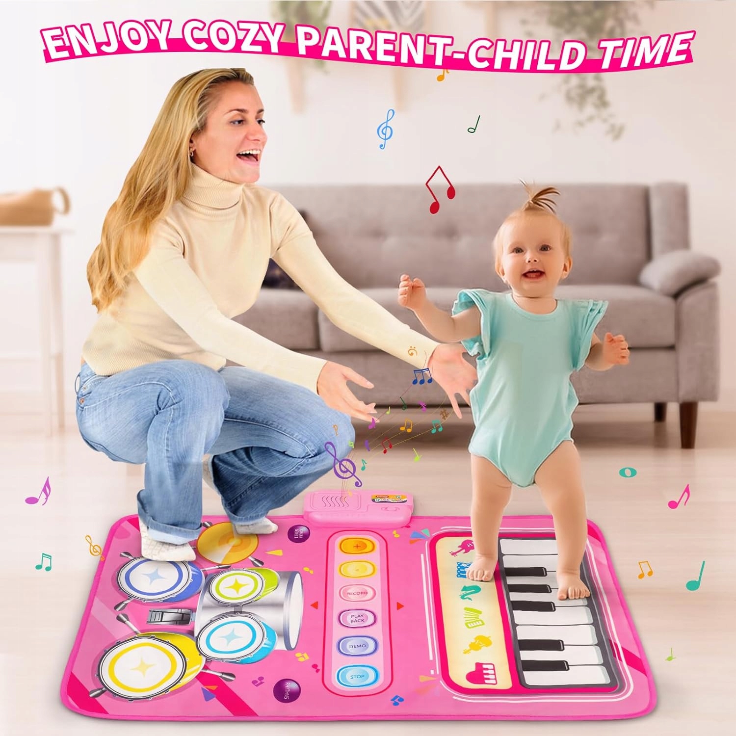 Do pianina i perkusji 2 w 1 zabawki dla dzieci dla w wieku 0-4 la Bohater / Bajka Inny