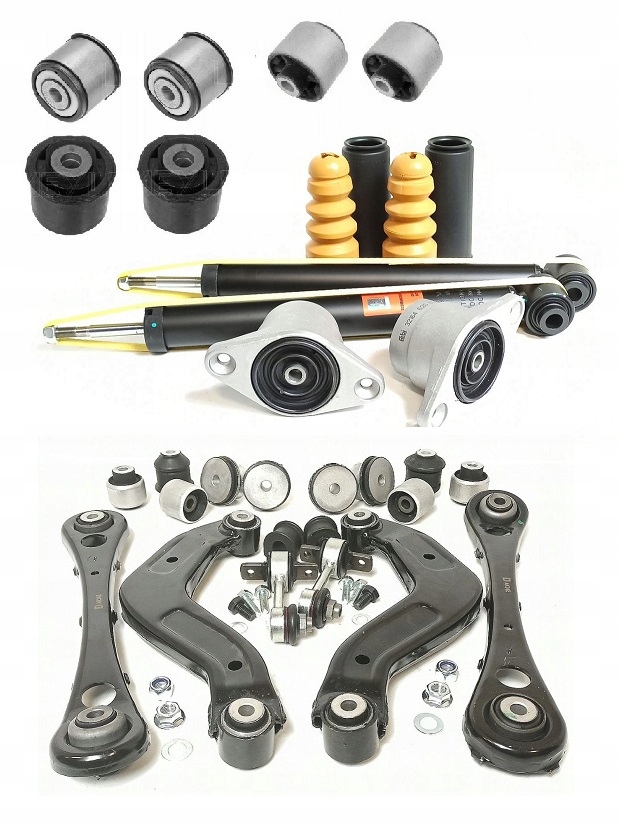 WAHACZE AMORTYZATORY TYŁ ZESTAW AUDI A4 B6 B7